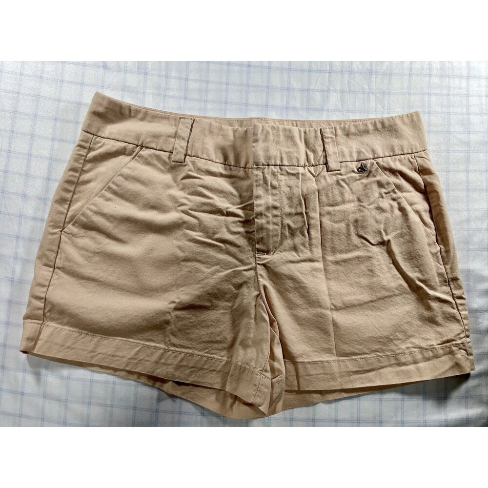 Calvin Klein Women’s Chino Shorts - Size 10 - Tan/Beige